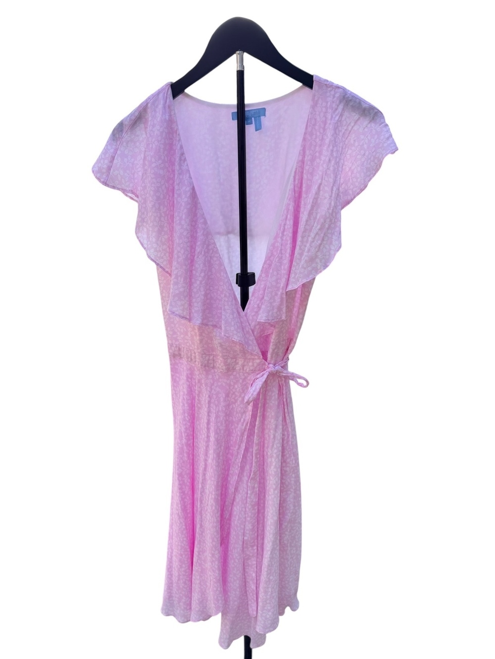 Draper James Pink Floral Wrap Dress Size M